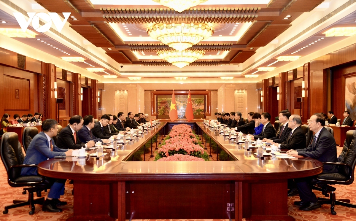 At the talks