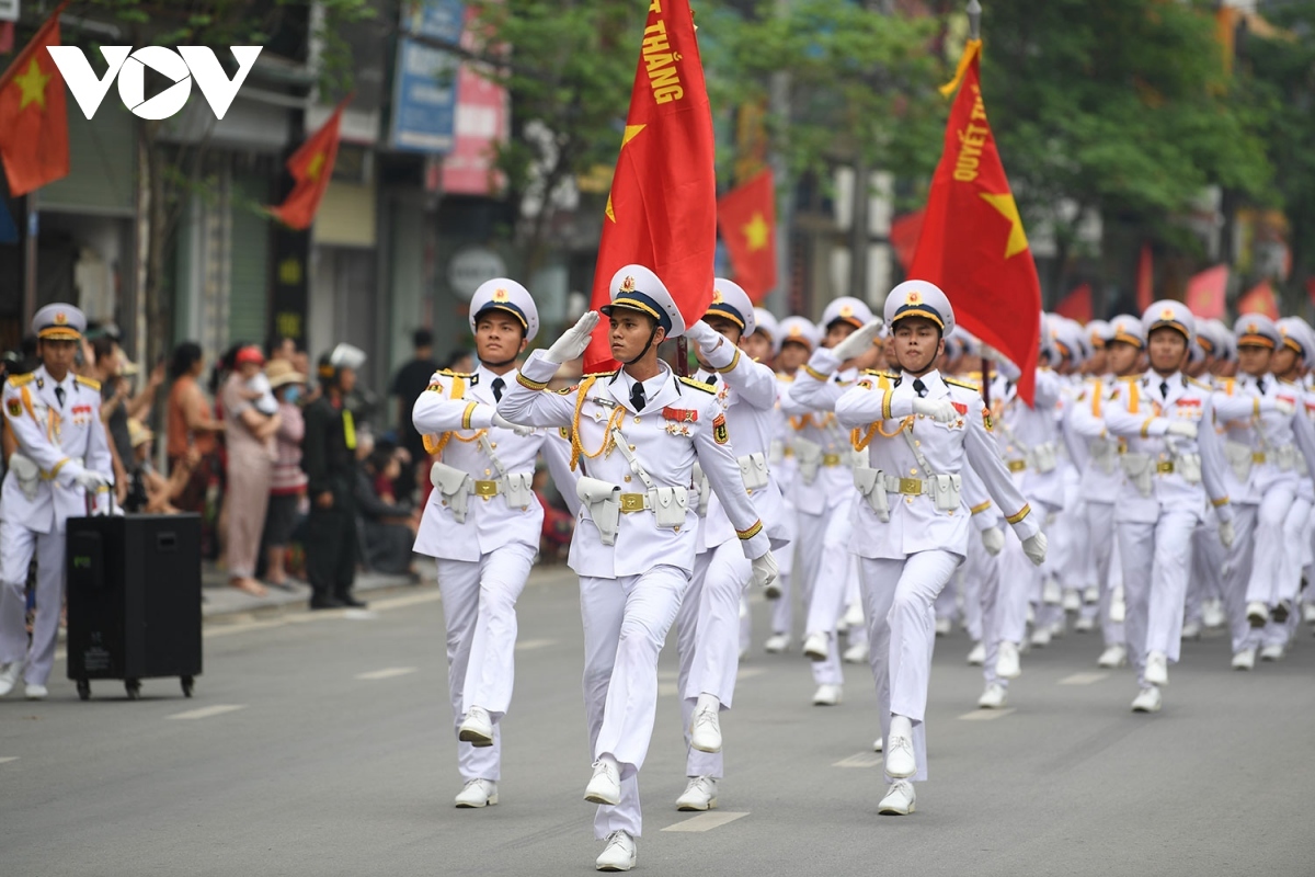 Pictured are soldiers of the Vietnam People's Navy.