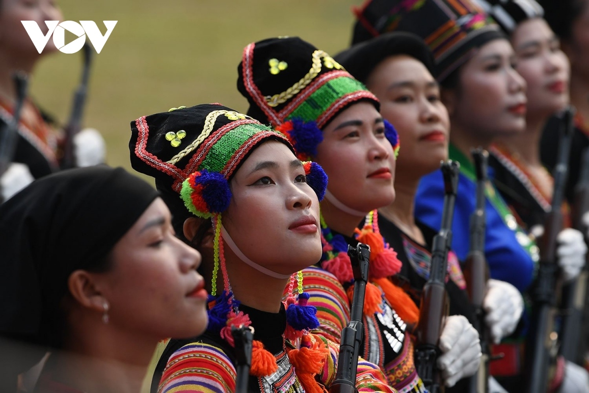 The radiant faces of ethnic militia women
