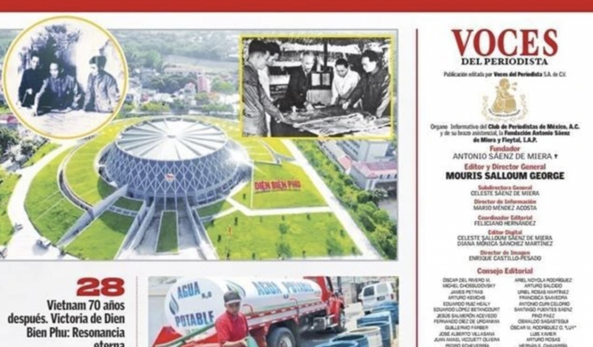The article on Voces Del Periodista (Photo: VNA)