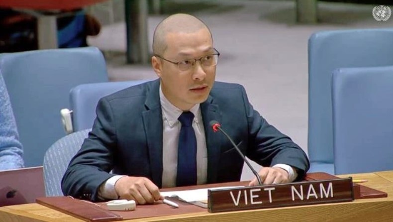 Minister Counsellor Nguyen Hoang Nguyen, Deputy Permanent Representative of Vietnam to the UN (Photo: VNA)