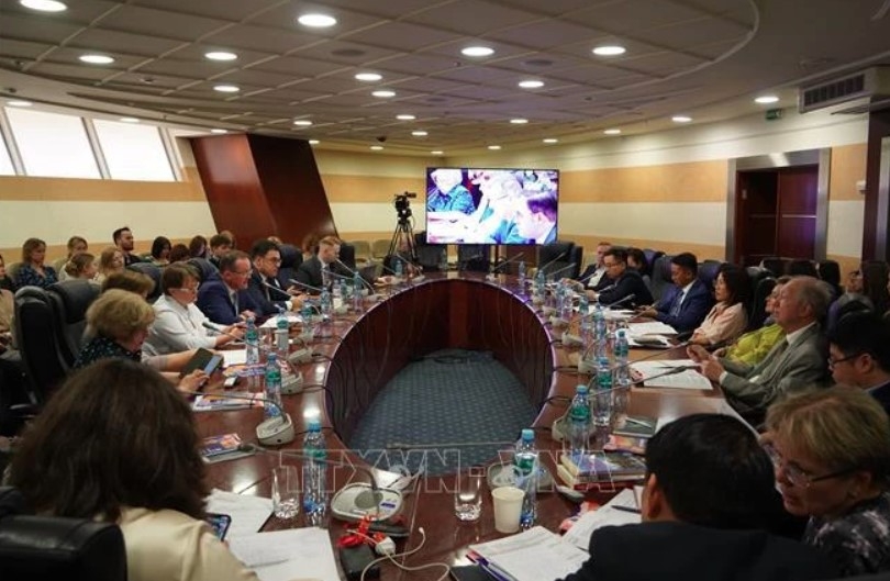 An overview of the conference themed “Vietnam in a Multipolar World: Approaches, Challenges and Prospects” in Moscow on May 22 (Photo: VNA)