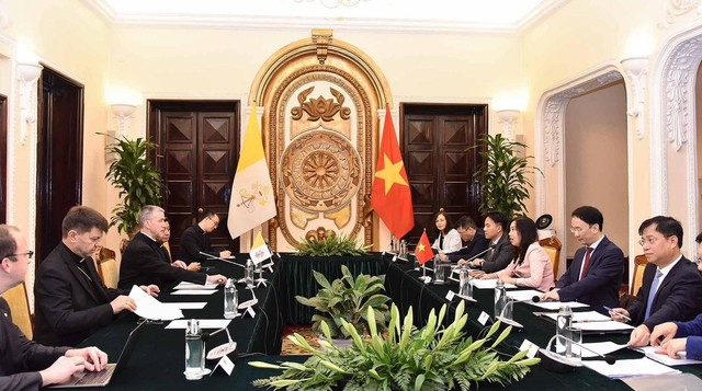 At the 11th annual meeting of the Vietnam – Vatican Joint Working Group
(Photo: The Vietnam Ministry of Foreign Affairs)