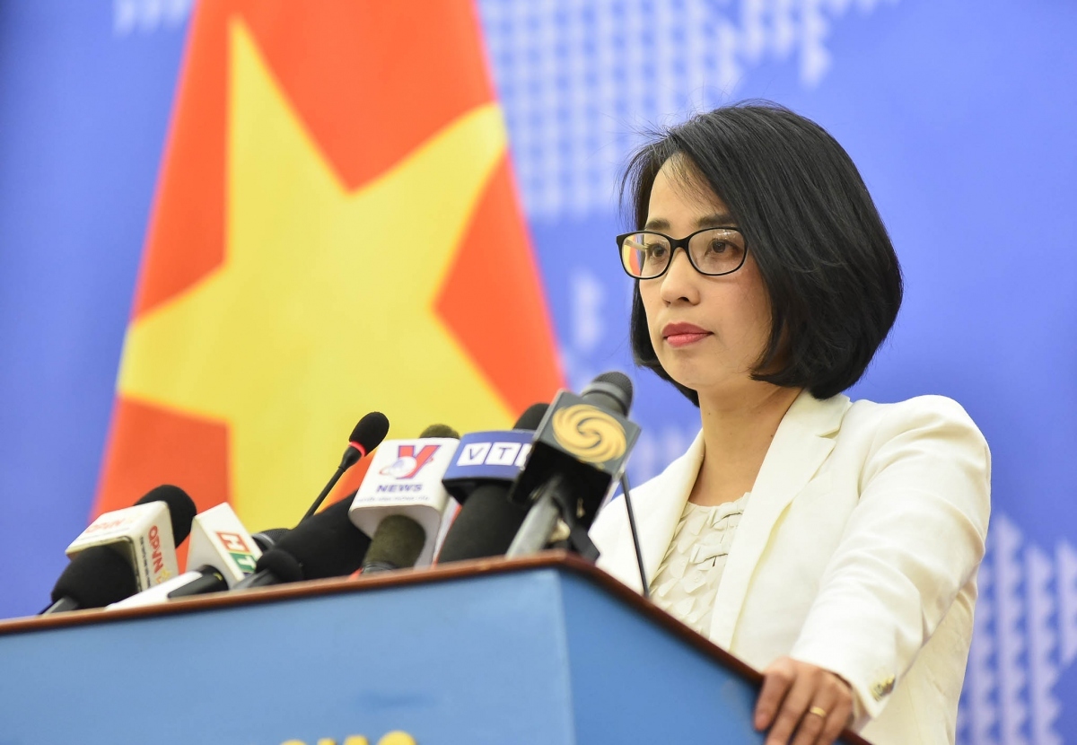 Foreign Ministry spokesperson Pham Thu Hang