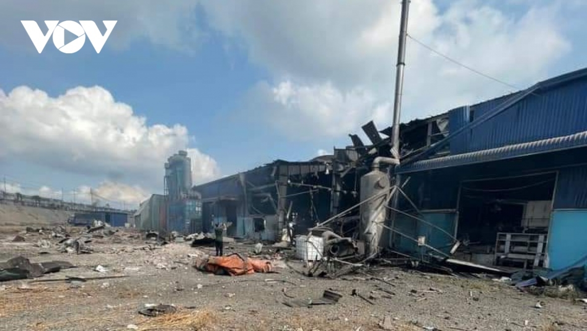 A boiler explosion kills six and injures 7 at a wood processing factory in southern Vietnam on May 1.