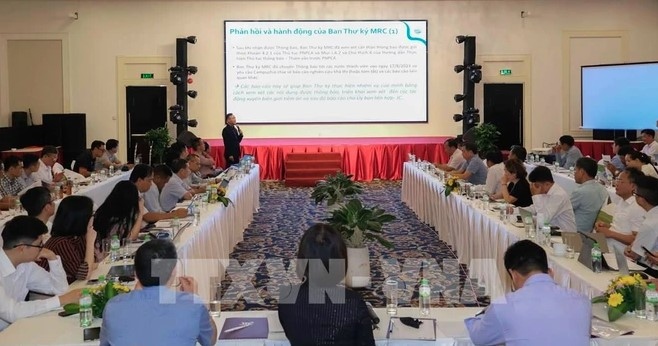 At the consultation workshop on Cambodia’s proposed Funan-Techo canal project in Can Tho on April 23