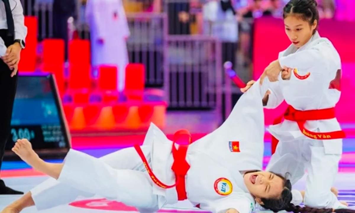 Vietnamese athletes come fourth at Asian Jujitsu Championships. (Photo courtesy of Asian Jujitsu Championships)