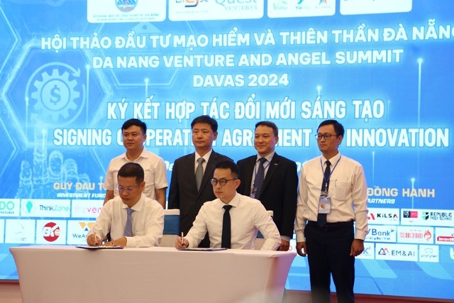 Da Nang Department of Science and Technology signs a cooperation agreement with Kilsa Global to support local startups (Photo: VGP)