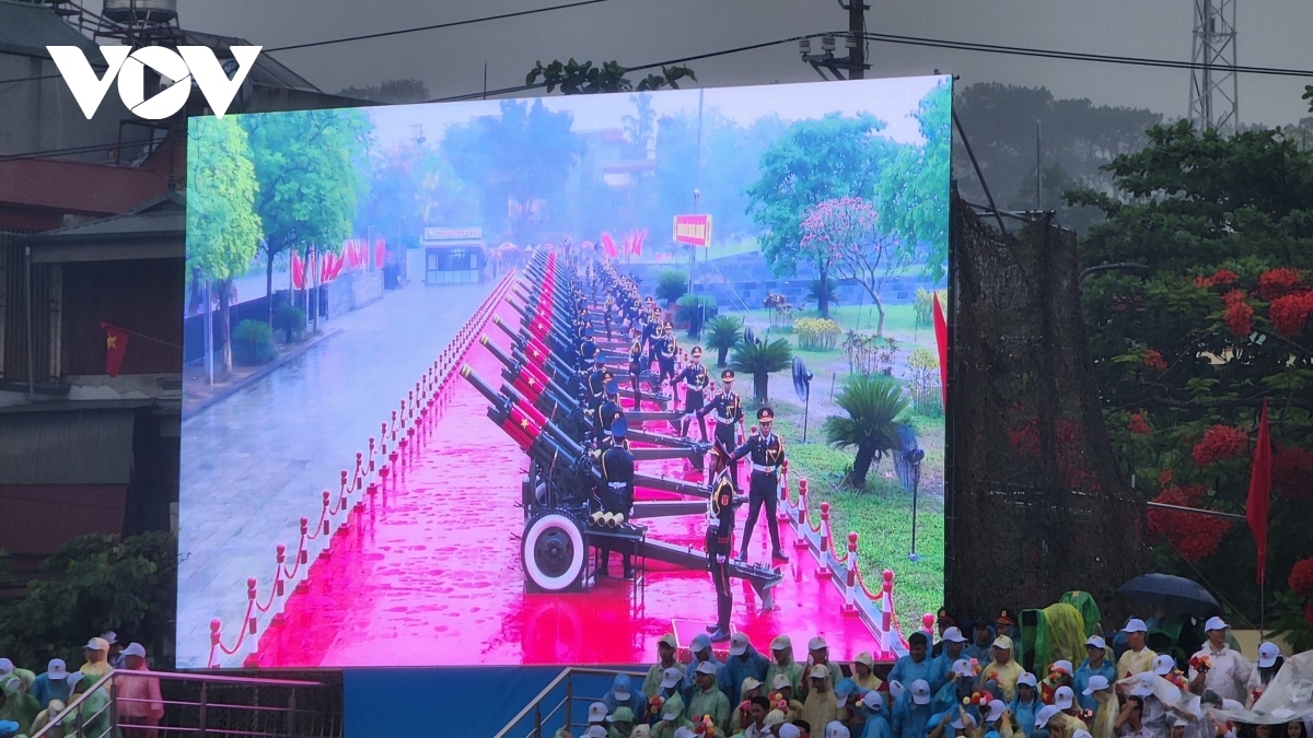 The event begins with a flag raising ceremony followed by a 21-gun salute.