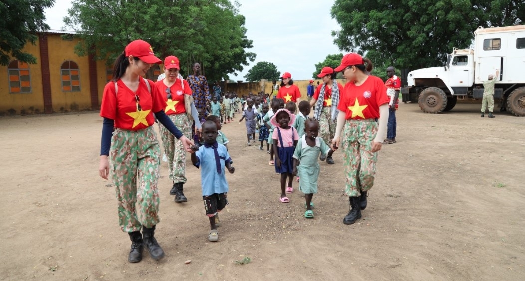 The Vietnamese peacekeeping force participate in the United Nations Interim Security Force for Abyei (UNISFA)