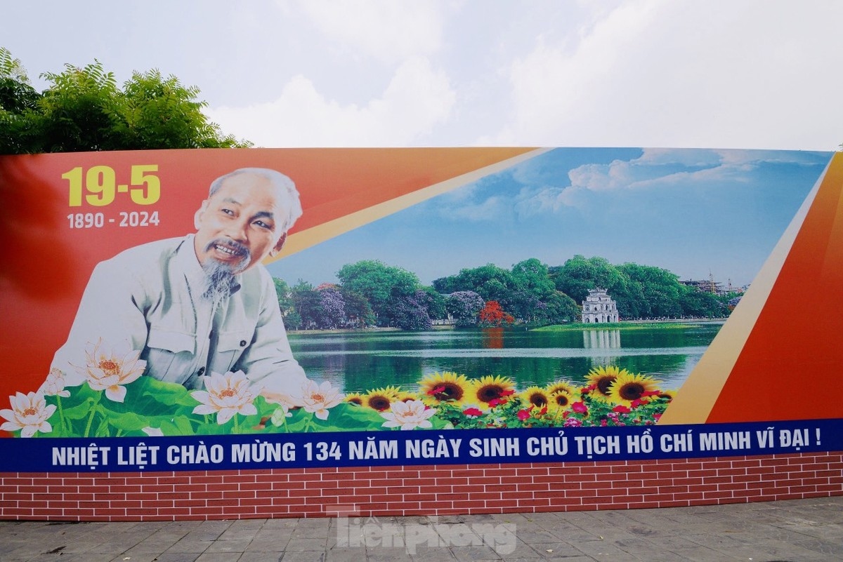 These large billboards are hung throughout Ha Dong district.