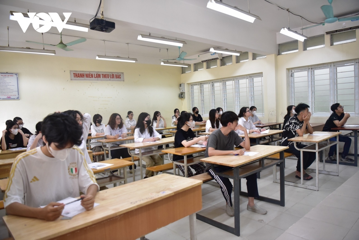 The examination is a major event in Vietnam as its results will be used for both high school graduation and university entrance consideration.