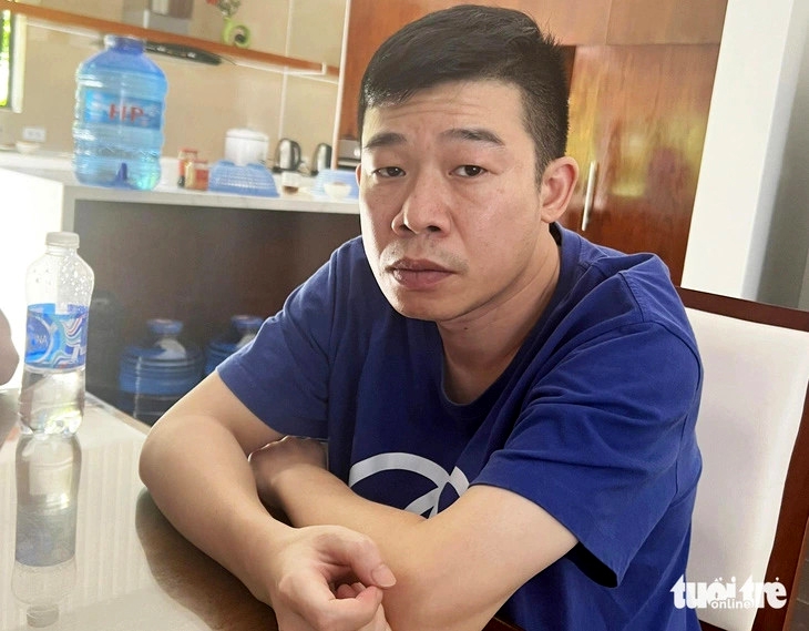 Chinese fugitive Fan Chao has been arrested in Quang Nam province, central Vietnam.(Photo: tuoitre.vn)