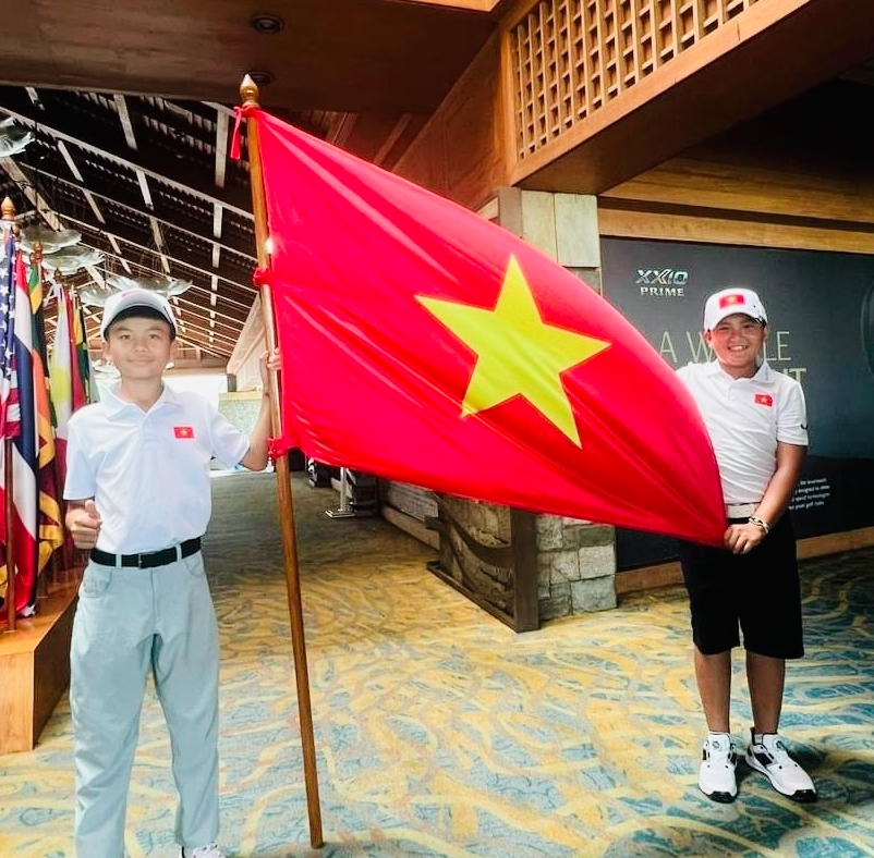 Vietnam sends four golfers to vie for Junior World Championship title in Indonesia. (Photo: sggp.org.vn)