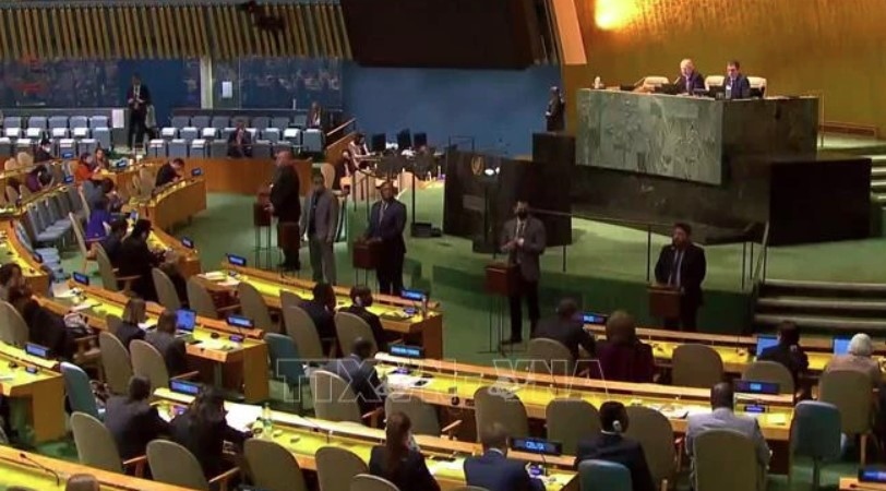 At a session of the United Nations Human Rights Council. (Photo: VNA)