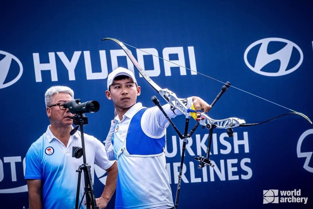 Archer Le Quoc Phong wins 12th Paris Olympics ticket for Vietnam. (Photo: World Archery)