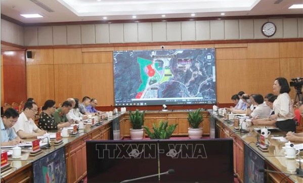 At the working session