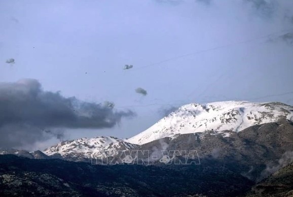 Israel's Iron Dome air defence system has been activated to intercept missiles from the Hezbollah force in Lebanon.