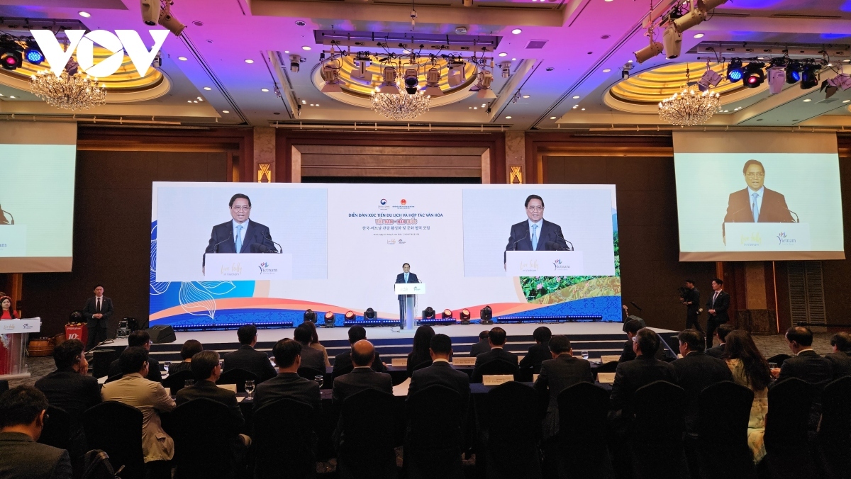 Prime Minister Pham Minh Chinh speaks at the forum