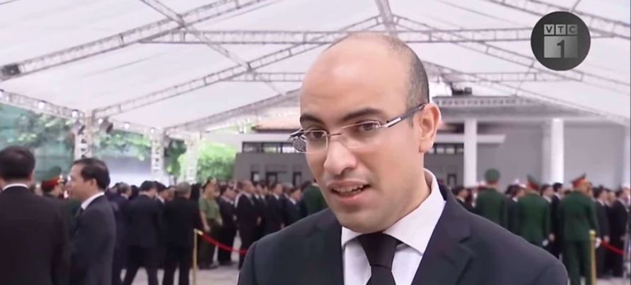 Algerian Ambassador to Vietnam Sofiane Chaib (Photo: VTC1)