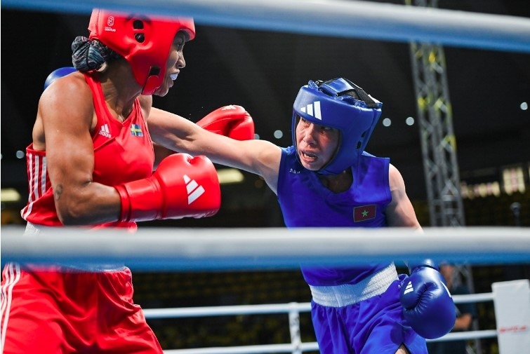 Vietnamese boxer Ha Thi Linh will face off against Feofaaki Epenisa of Tonga (Photo: IBF)
