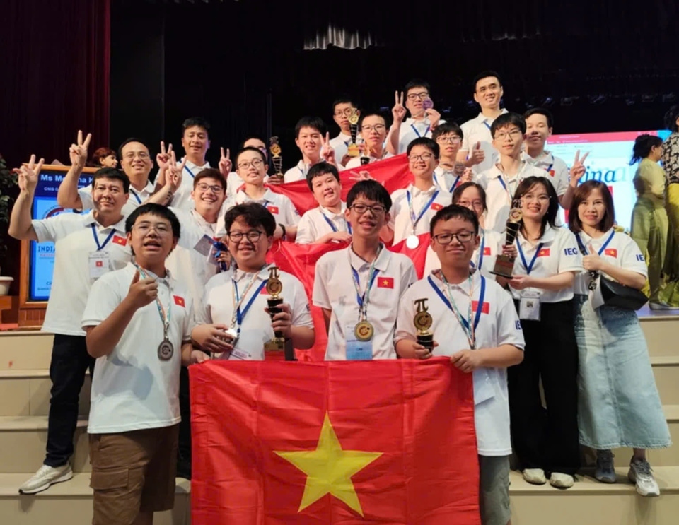 Vietnamese students shine at the 2024 international maths competition in India
(Photo: kinhtedothi.vn)