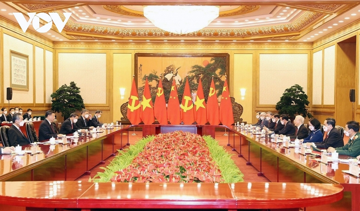 The Party General Secretary holds talks with Party General Secretary and President of China Xi Jinping on October 31, 2022. The two sides issue a joint statement on continuing to promote and deepen the joint comprehensive strategic co-operative partnership between both sides.