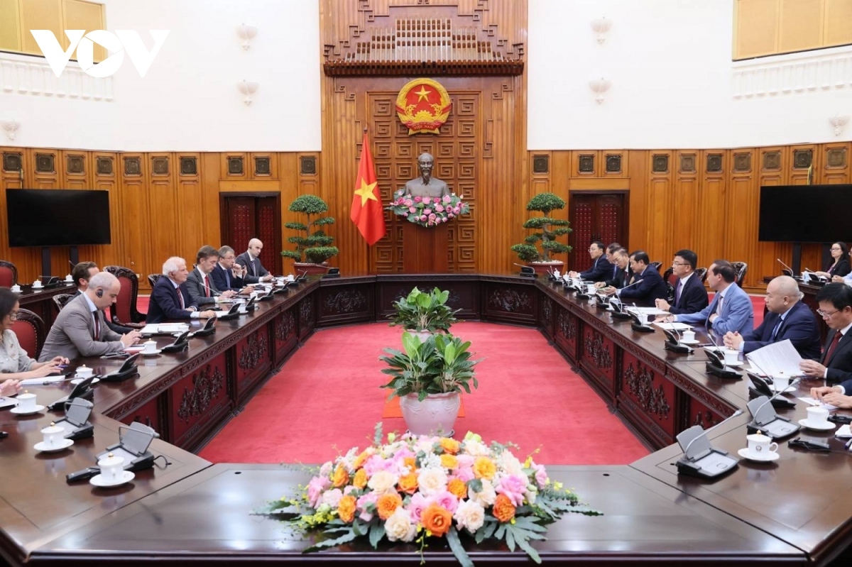 At the meeting between Deputy Prime Minister Le Thanh Long and Josep Borrell Fontelles, Vice President of the European Commission (EC) and High Representative of the European Union (EU) for Foreign Affairs and Security Policy