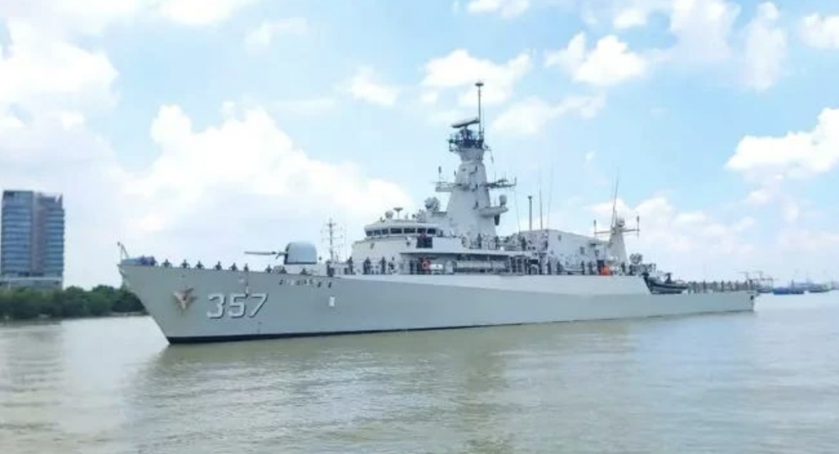 The Indonesian Navy’s KRI Bung Tomo - 357 corvette (Photo: sggp.org.vn)