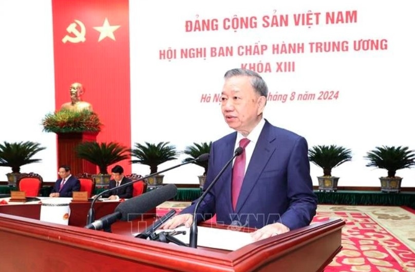 Party General Secretary and State President To Lam (Photo: VNA)
