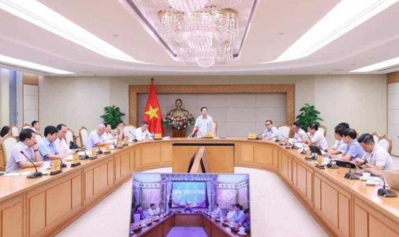 At the hybrid meeting (Photo: VNA)