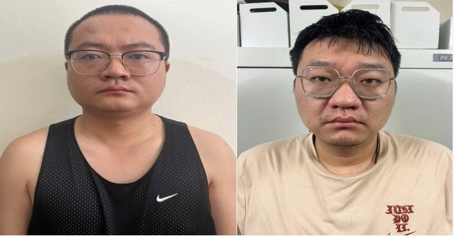 Two Chinese nationals arrested for consuming counterfeit money in Quang Ninh (Photo: anninhthudo.vn)