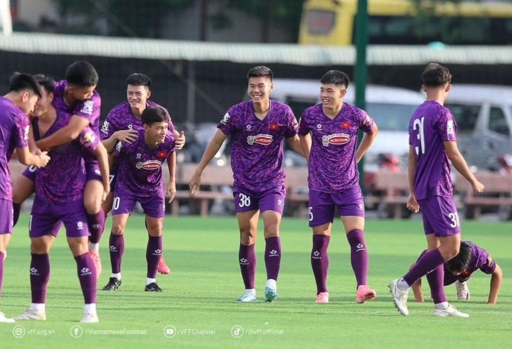 Vietnam’s U22s will play in a friendly tournament in China. (Photo courtesy of Vietnam Football Federation)