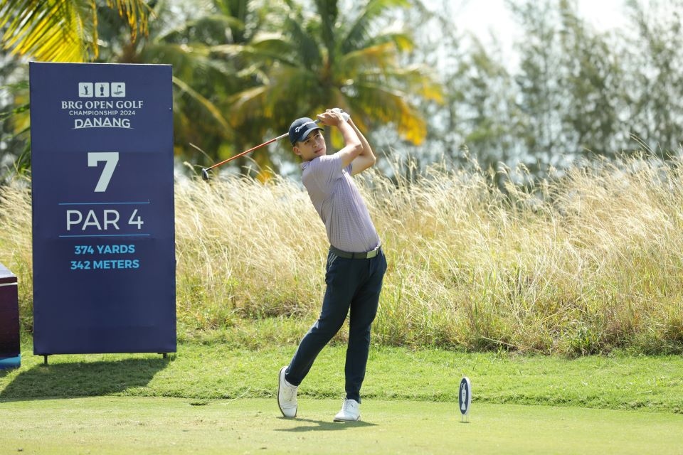 The BRG Open Golf Championship Da Nang 2024 attracts the participation of 144 domestic and international golfers (Photo: sgtiepthi.vn)
