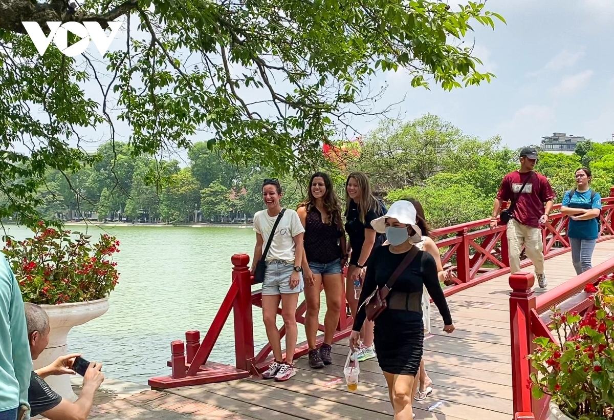 The Huc bridge- a cultural landmark of Hanoi