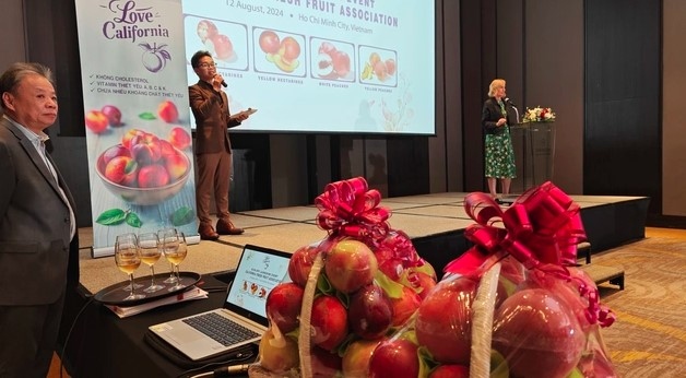 Susan Burns, US Consul General in Ho Chi Minh City speaks at the event