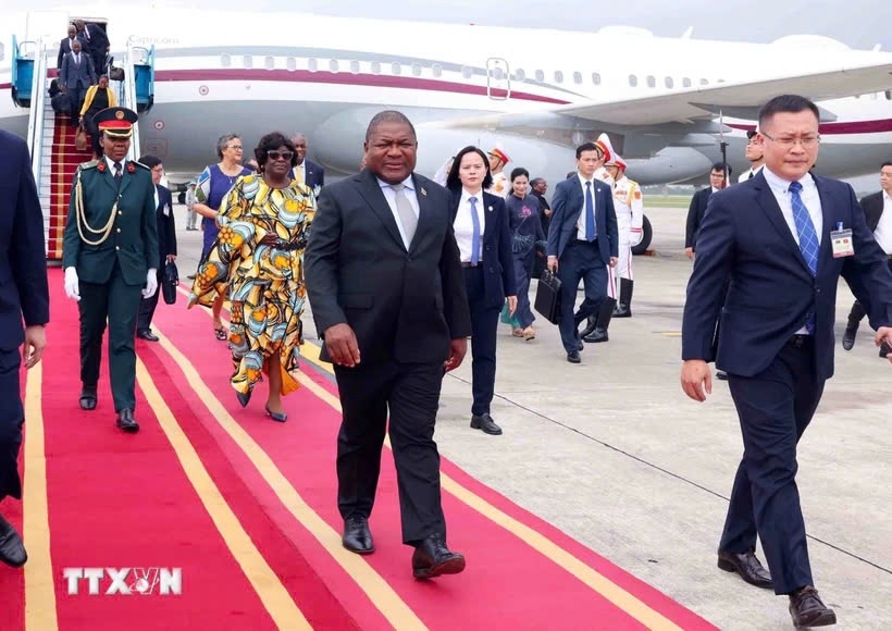Mozambique President Filipe Jacinto Nyusi begins Vietnam visit on September 8. (Photo: VNA)