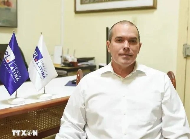 Luis Enrique González Acosta, President of the Cuban news agency Prensa Latina (Photo: VNA)