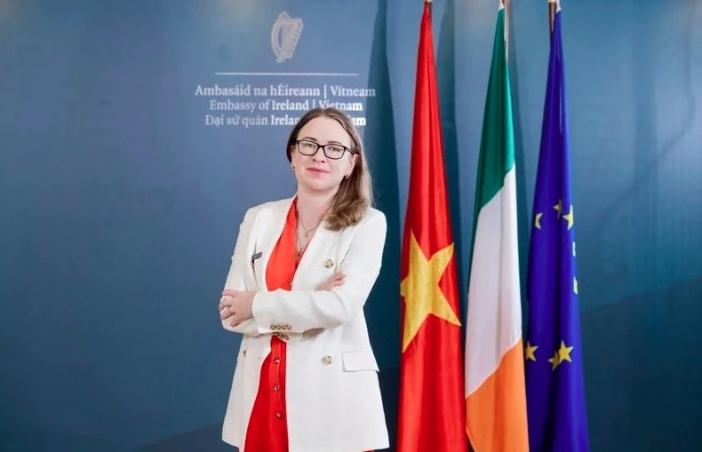 Irish Ambassador to Vietnam Deirdre Ní Fhallúin. (Photo: the Irish Embassy in Vietnam)
