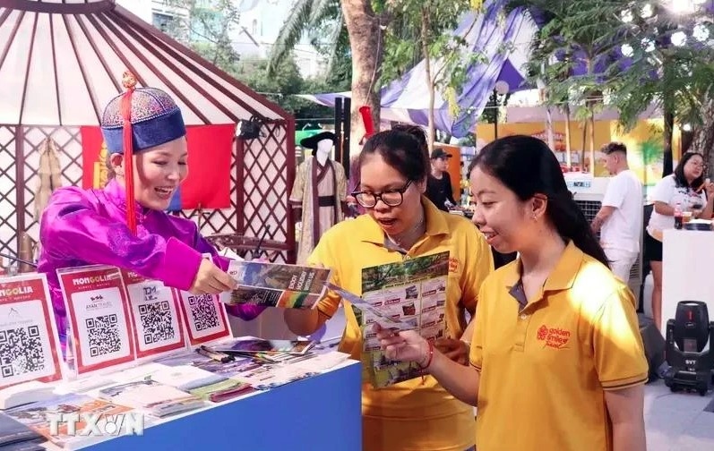 The Go Mongolia Roadshow 2024 event in Ho Chi Minh City has attracted the attention of many Vietnamese travel firms. (Photo: VNA)