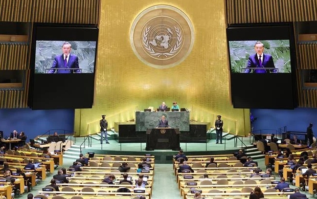 Party General Secretary and President To Lam speaks at the event (Photo: VNA)
