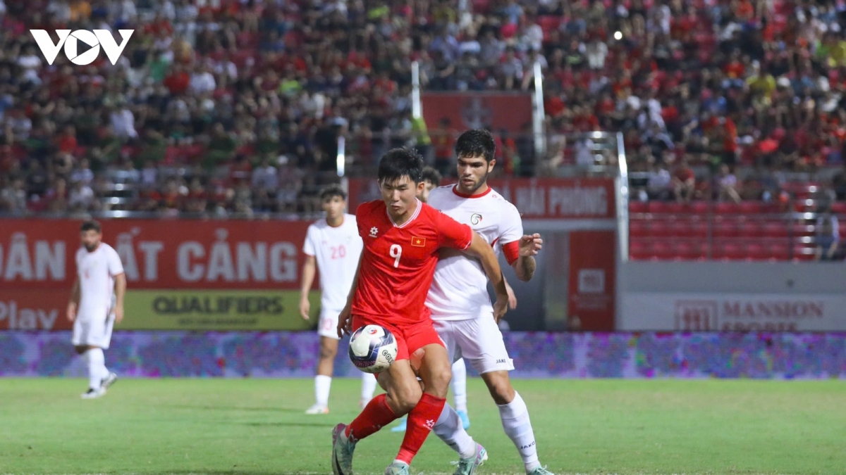 Vietnam suffer 1-0 loss to Syria in a 2025 AFC U20 Asian Cup qualifier on September 29: