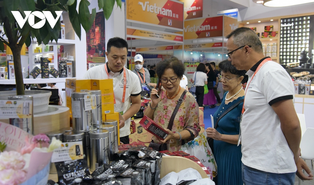 Vietnamese coffee products are among the favourite items introduced to visitors to the expo.