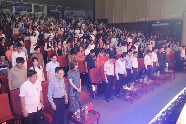 The event saw the participants observe a minute of silence in memory of those who died due to typhoon Yagi.
