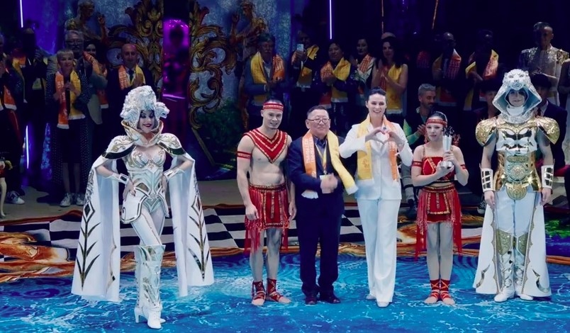 Vietnam wins silver at int'l circus festival (Photo: baovanhoa.vn)
