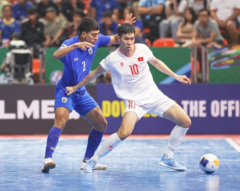 Vietnam will play Thailand at ASEAN Futsal Championship 2024. (Photo courtesy of Vietnam Football Federation)