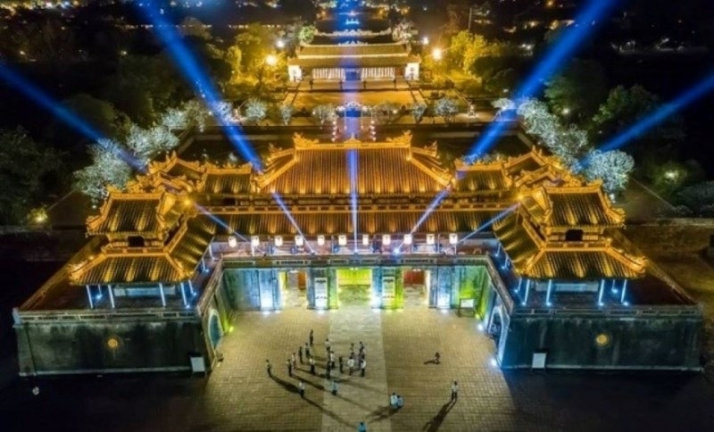 The Hue Imperial Palace, part of the Hue city.