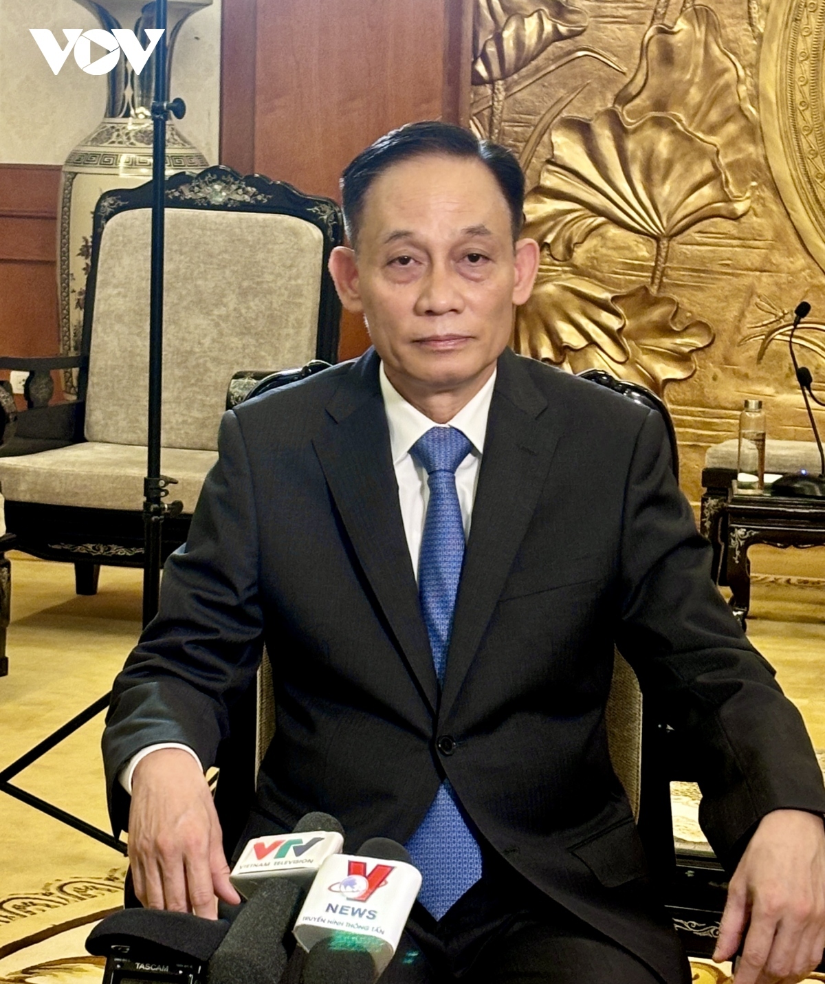 Secretary of the Communist Party of Vietnam (CPV) Central Committee and head of its Commission for External Relations Le Hoai Trung