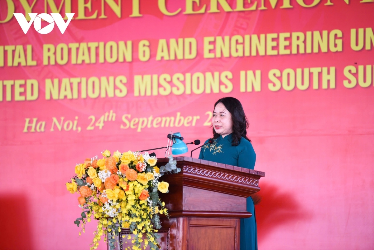 Addressing the event, Vice President Vo Thi Anh Xuan notes that the Party and State always appreciate the achievements recorded by Vietnamese forces participating in UN peacekeeping activities, highlighting them as a bright spot in the country’s multilateral foreign relations.