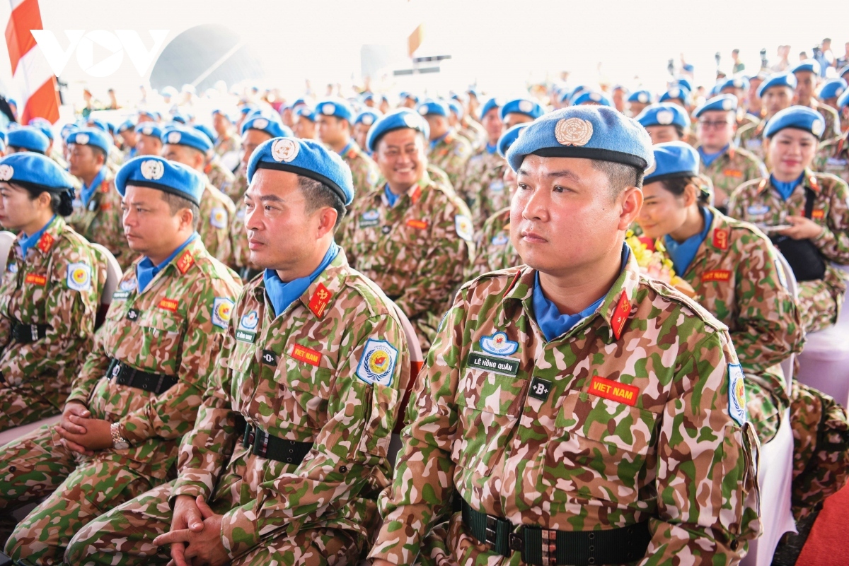 A total of 247 Vietnamese officers, including 63 officers from the Level-2 Field Hospital Rotation 6 and 184 officers from Engineering Unit Rotation 3, will undertake the UN Mission in South Sudan (UNMISS) and the UN Interim Security Force for Abyei (UNISFA).